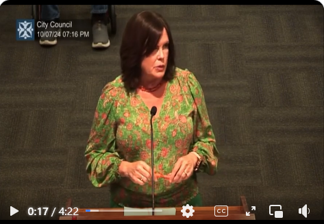 Steinmetz, City Council video